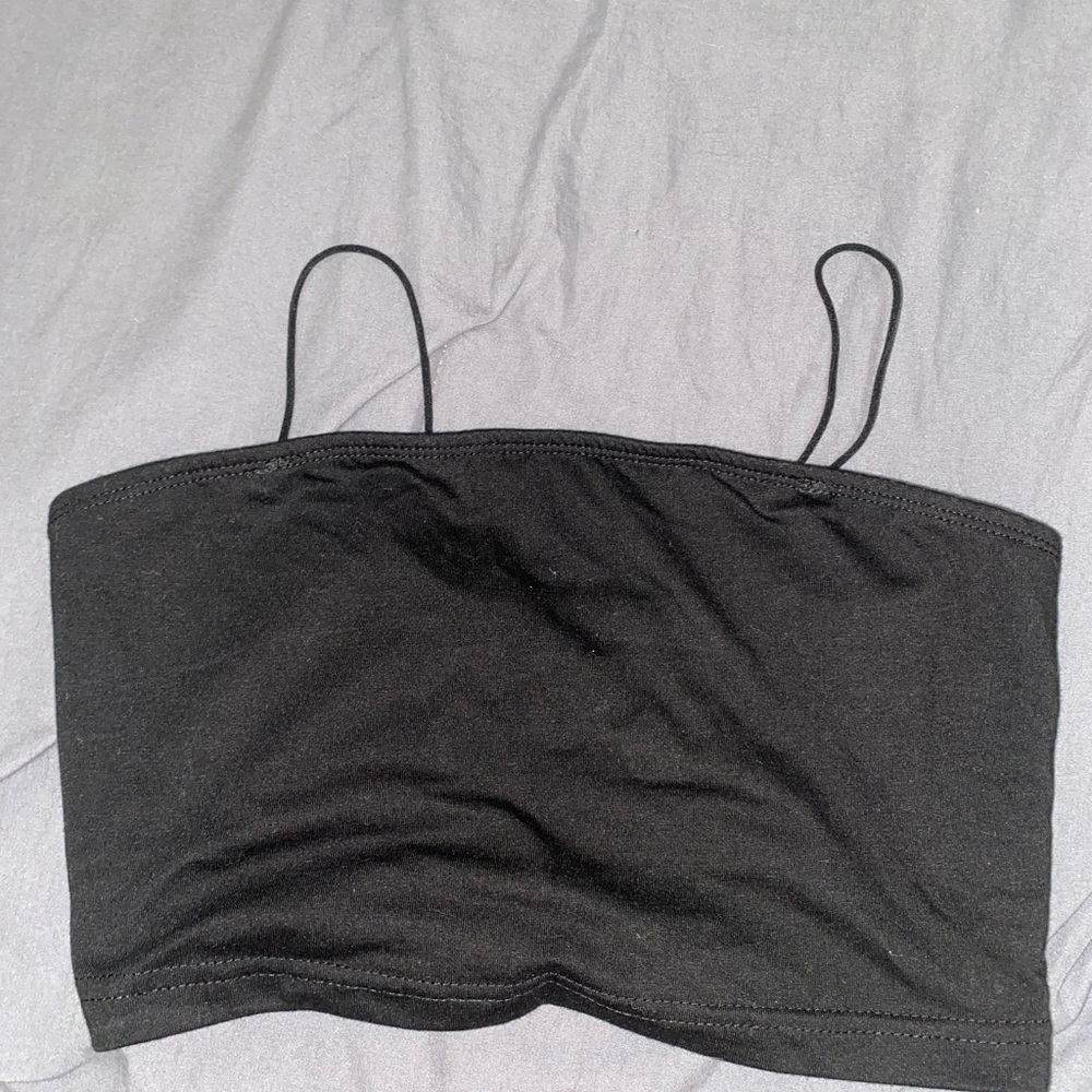 SHEIN Black Crop Top